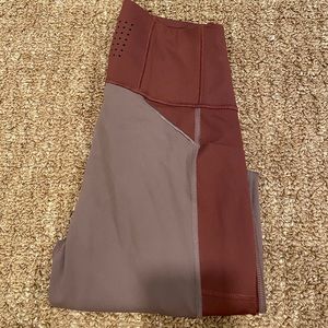 Gymshark multicolored leggings (with side pockets)